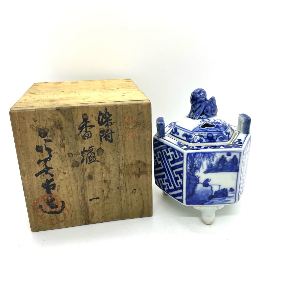 Yahoo!オークション -「九谷焼 獅子」(香炉、香合) (九谷)の落札 Yahoo!オークション -「九谷焼 獅子」(香炉、香合) (九谷)の落札
