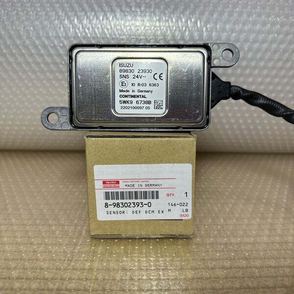 ★新品 未使用 ISUZU 純正 NOxセンサー ノックスセンサー 8-98302393-0★