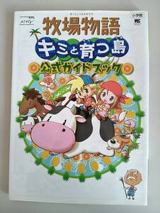 牧場物語 キミと育つ島 公式ガイドブック DS 攻略本 空と鈴 小学館 【即決】