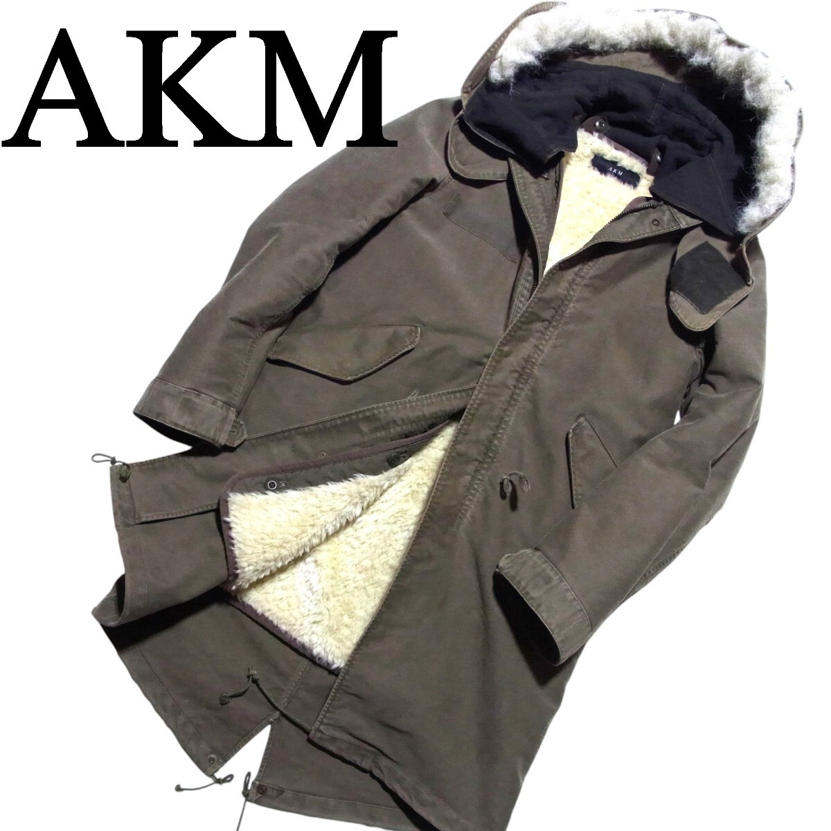 定価12.6万AKM cold weather M-51 S カーキモッズコート