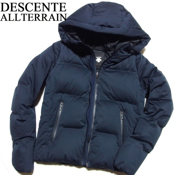 DESCENTE ALLTERRAIN デサント オルテライン 水沢ダウン ダウン ジャケット S ネイビー DAT-3492W レディース