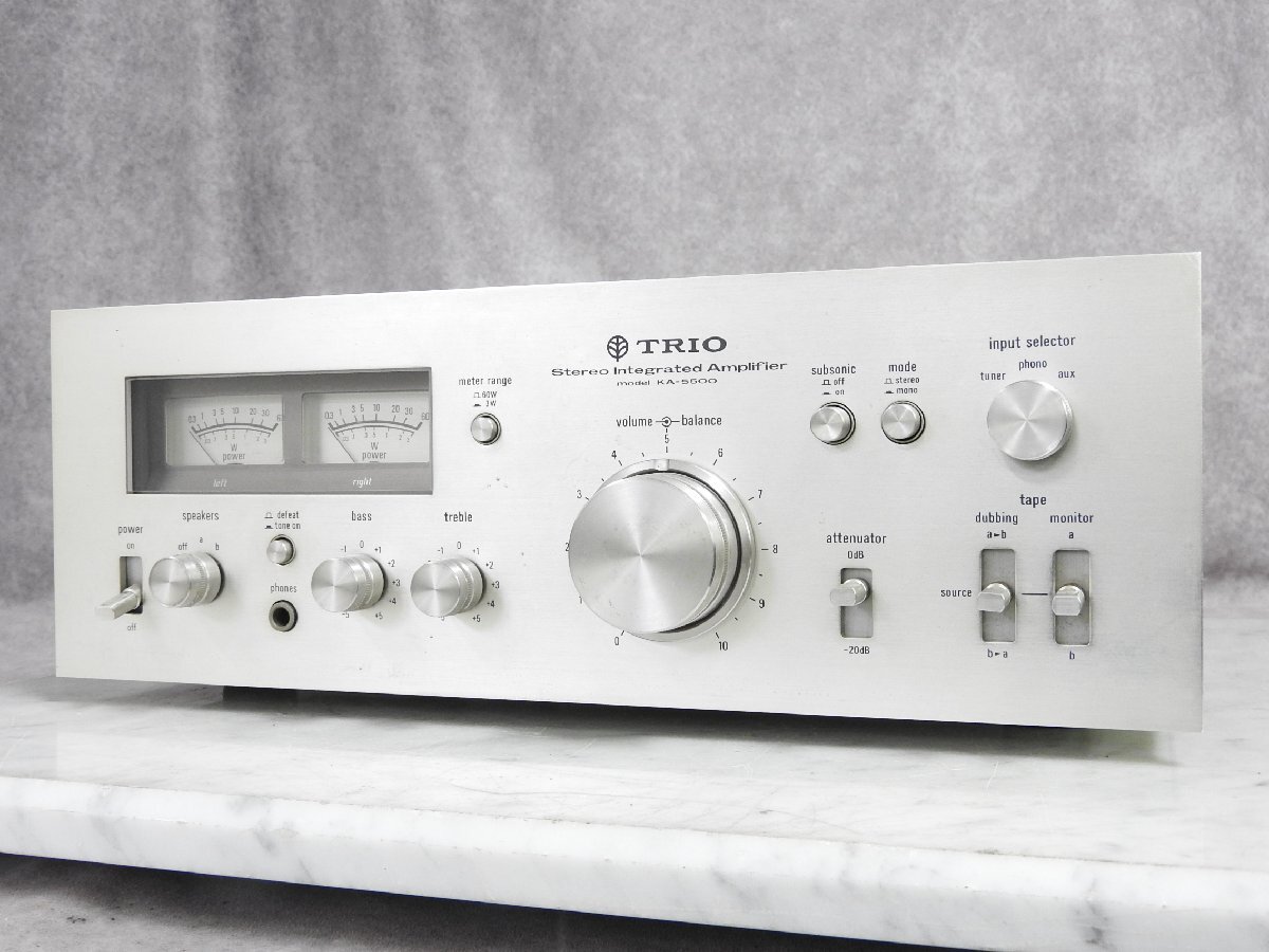 Yahoo!オークション -「trio ka-5500」(アンプ) (オーディオ機器 Yahoo!オークション -「trio ka-5500」(アンプ) (オーディオ機器