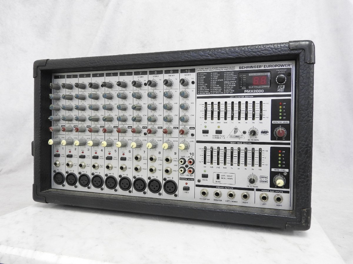 Yahoo!オークション -「behringer パワードミキサー Yahoo!オークション -「behringer パワードミキサー