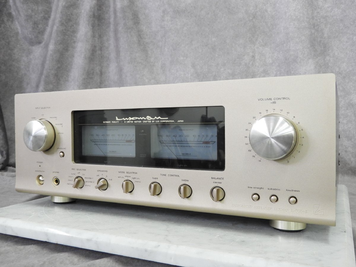 LUXMAN ラックスマン L-505SII プリメインアンプ