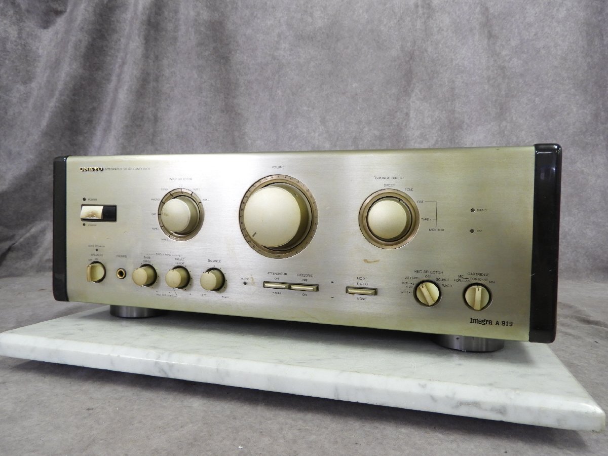 Yahoo!オークション -「ONKYO integra a-919」(オーディオ機器 Yahoo!オークション -「ONKYO integra a-919」(オーディオ機器