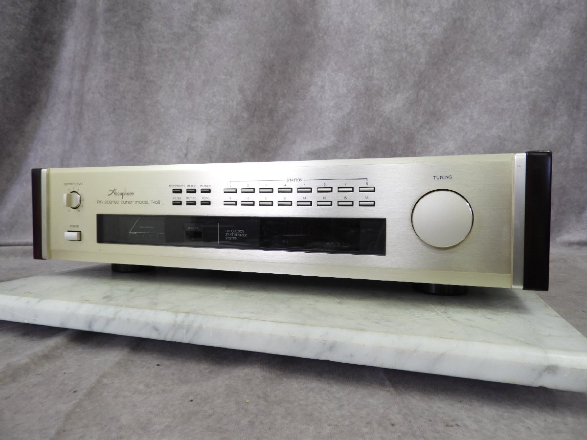 Yahoo!オークション -「accuphase t-108」(オーディオ機器) の Yahoo!オークション -「accuphase t-108」(オーディオ機器) の