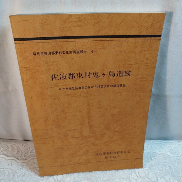 佐波郡東村鬼ヶ島遺跡 文化財調査報告