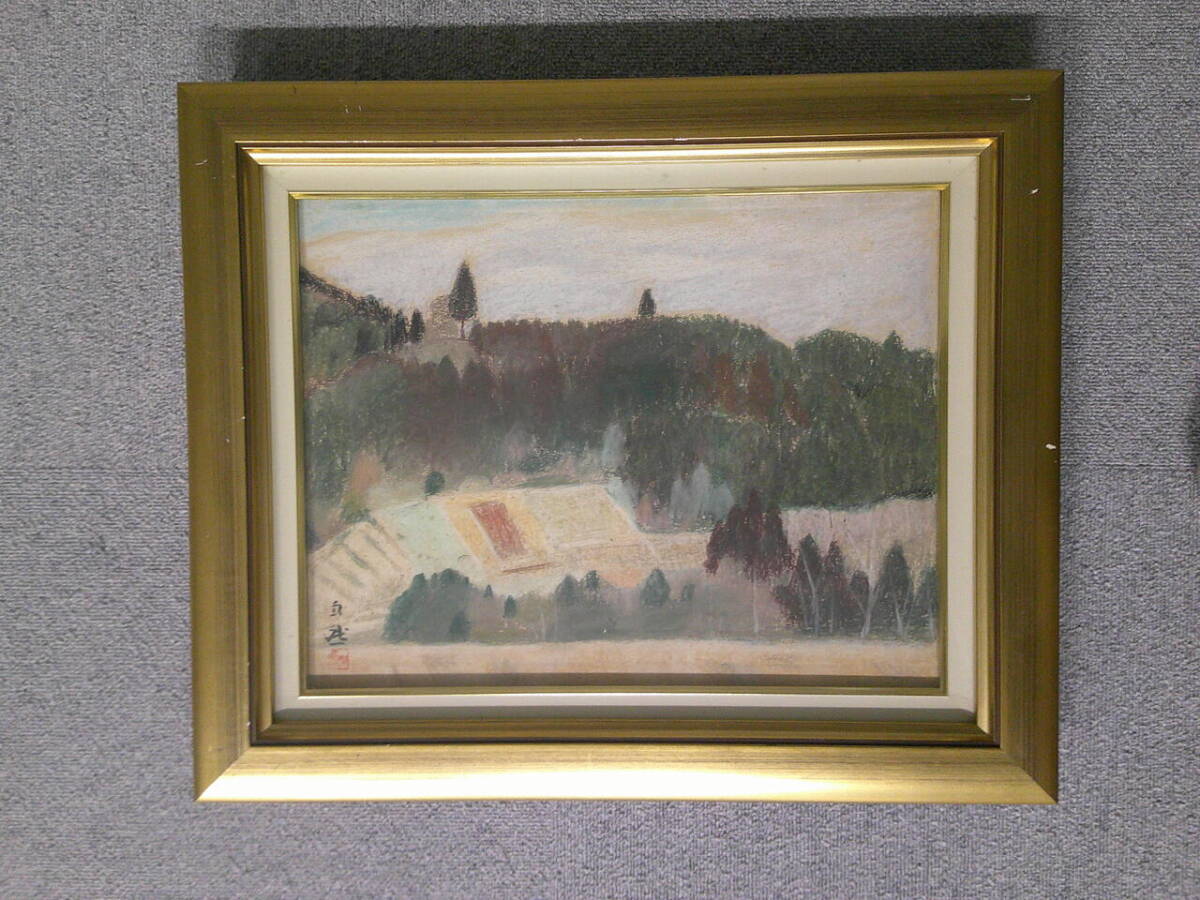 風景画 油彩 約53×45cm Amazon.co.jp: 遠藤勝 稲荷山より千曲川眺望 F10号 受注制作