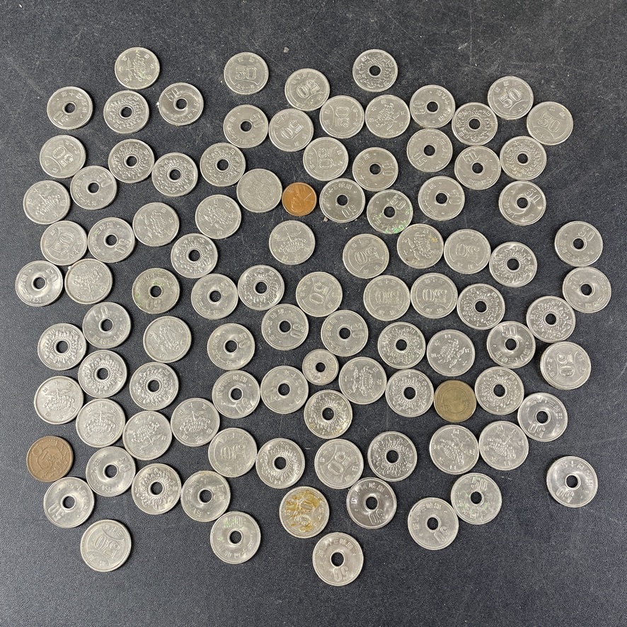 Yahoo!オークション -「古銭 (まとめ)」(50円) (現行)の落札相場