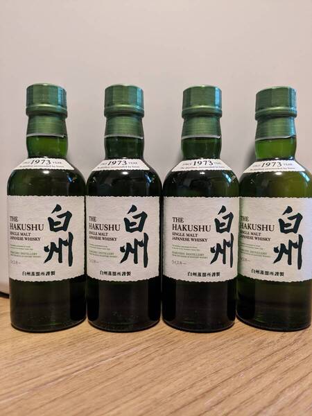 白州 ミニボトル 180ml 4本セット シングルモルトウイスキー