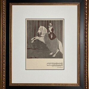 【特価】 ≪ オーブリー・ビアズリー ≫ オリジナル【原色版印刷】 CHOPIN BALLADE III 1899年 AUBREY BEARDSLEY