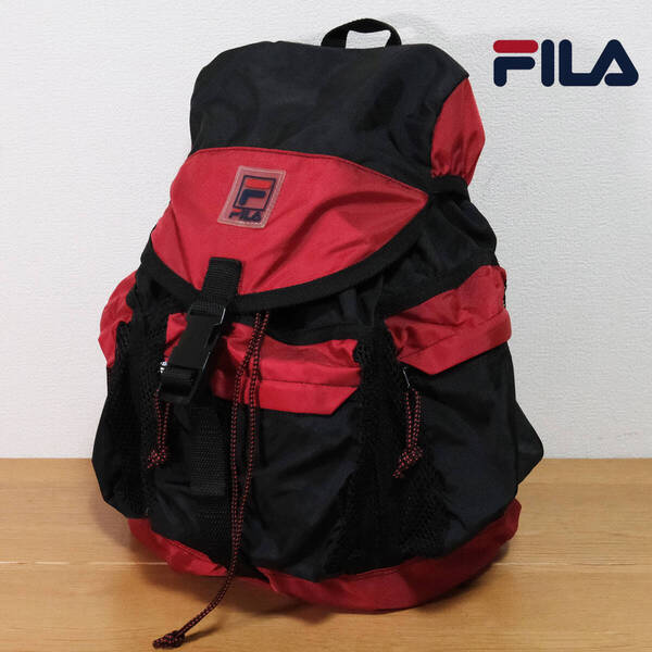 FILA フィラ リュック バックパック 90年代 ビンテージ レッド
