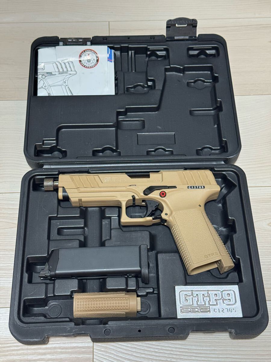 GTP9 ガスガン タンカラー 店内全品5％OFFクーポン】G&G GTP9 JPバージョン DSTカラー