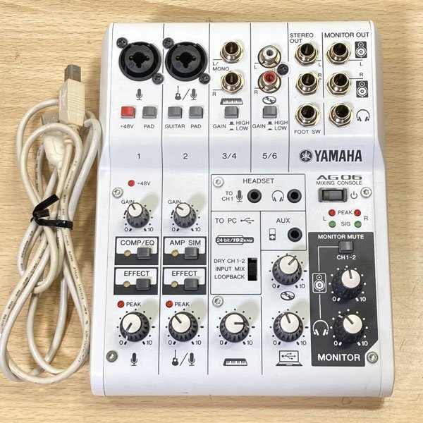 Yahoo!オークション -「yamaha ag06」(楽器、器材) の落札相場