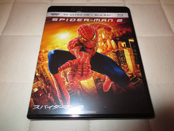スパイダーマン2 (4K ULTRA HD+ブルーレイ) トビーマグワイア 送料込即決です。