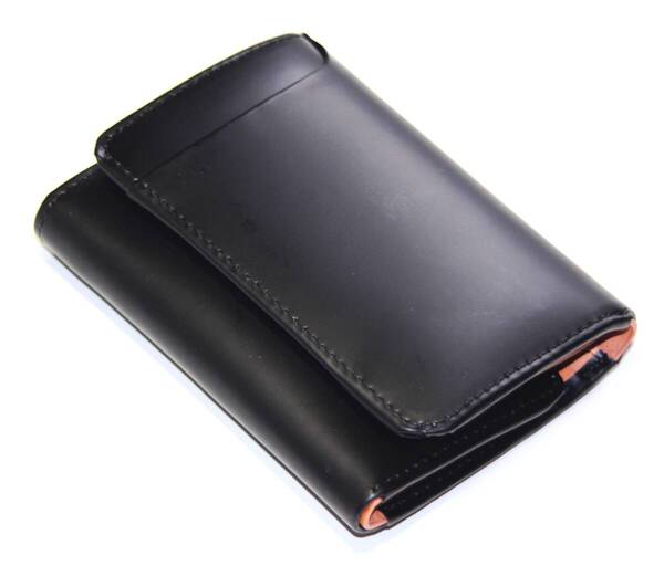 【1点限り赤字大特価】【送料込み】【期間限定】【新品】【税込み】馬革ホースハイド カードスライダー 三つ折り ショートウォレット