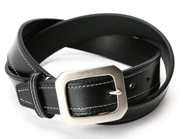 【1点限り赤字大特価】【送料込み】【期間限定】【新品】【税込み】PERSONS JEANS 35mm幅モデル 男女兼用 カジュアルロングベルト 黒