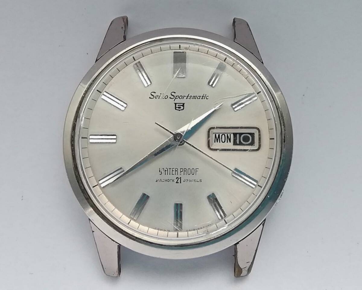稼働】SEIKO5 スポーツマチック 6619-8970 21石 自動巻き 金