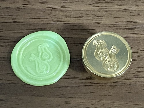 シーリングスタンプ ヘッド 25mm ( 洋梨 )