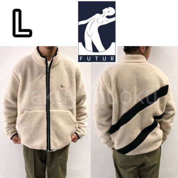 FUTUR ボアフリースジャケット SHERPA MAYOR JACKET ECRU エクリュ 白 L Supreme WTAPS
