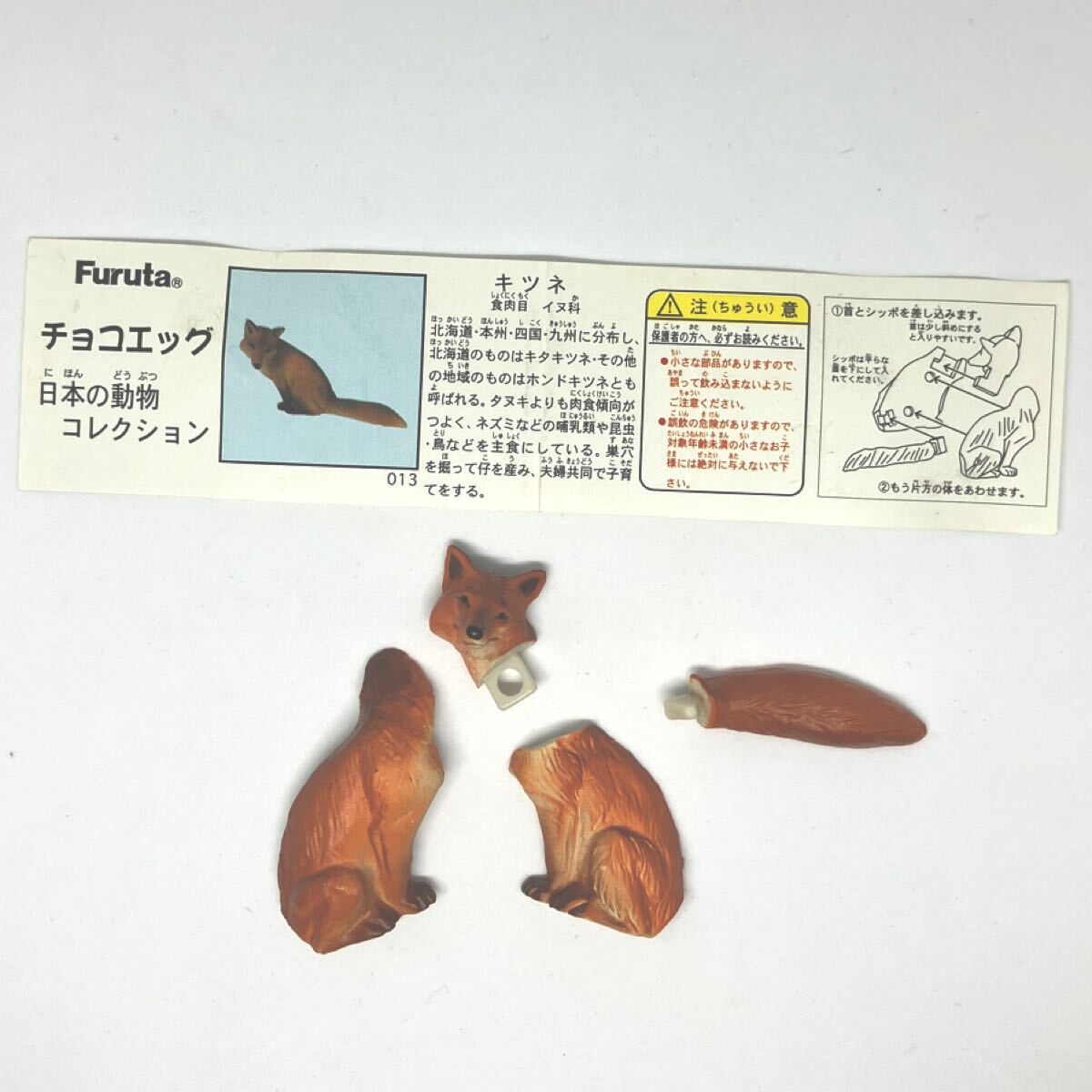 チョコエッグ 日本の動物 1弾 分布地図 フルコンプ 松村しのぶ