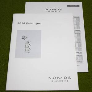 NOMOS 2014Catalogue ノモス 2014年カタログ&プライスリスト