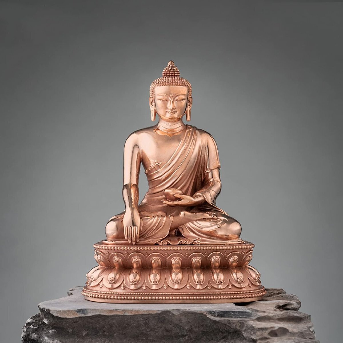 ♥古銅製　釈迦如来　座像　仏像　８.２ｋｇ　お釈迦様　大仏　観音像　骨董品 ♥古銅製 釈迦如来 座像 仏像 8.2kg お釈迦様 大仏 観音像