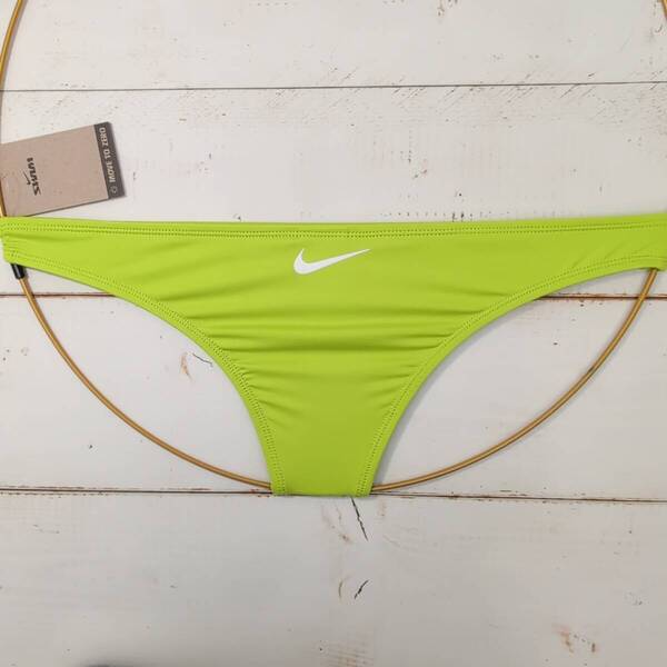 【即決】Nike ナイキ 女性用 ビーチバレー ビキニ ショーツ 水着 ブルマ チーキー Atomic Green 海外L