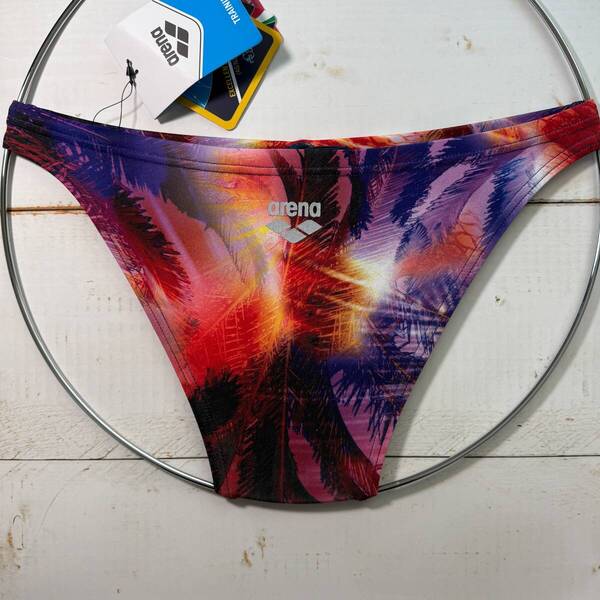 【即決】Arena アリーナ 女性用 ビーチバレー ビキニ ショーツ 水着 ブルマ Palm MIRTILLA柄 海外28 その1
