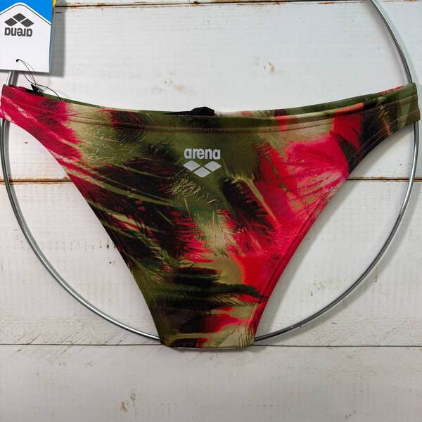 【即決】Arena アリーナ 女性用 ビーチバレー ビキニ ショーツ 水着 ブルマ Palm RED柄 海外28 その2
