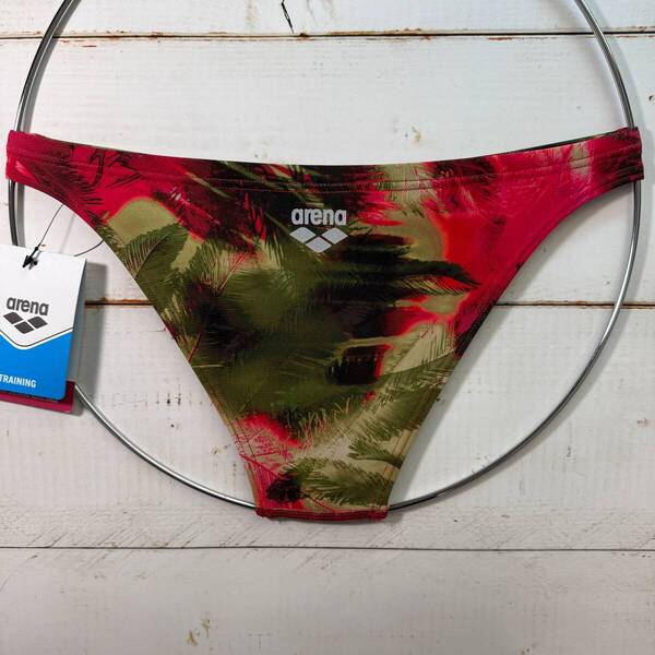 【即決】Arena アリーナ 女性用 ビーチバレー ビキニ ショーツ 水着 ブルマ Palm RED柄 海外28 その3