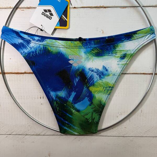 【即決】Arena アリーナ 女性用 ビーチバレー ビキニ ショーツ 水着 ブルマ Palm PIX BLUE柄 海外28 その3