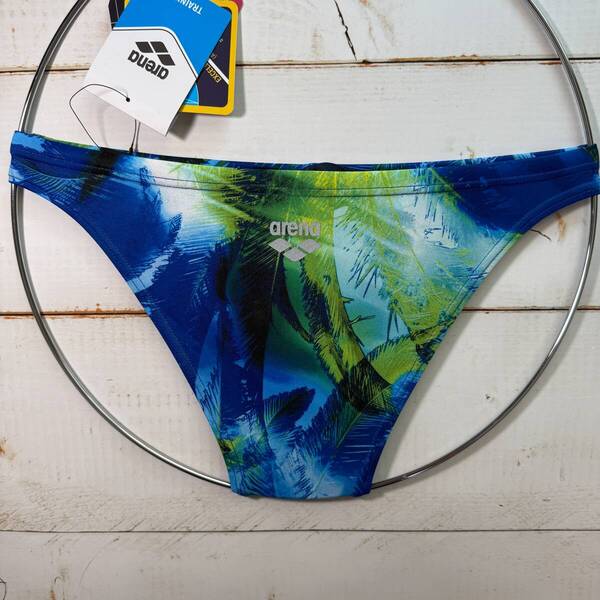 【即決】Arena アリーナ 女性用 ビーチバレー ビキニ ショーツ 水着 ブルマ Palm PIX BLUE柄 海外28 その5