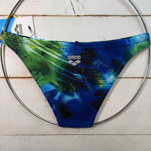 【即決】Arena アリーナ 女性用 ビーチバレー ビキニ ショーツ 水着 ブルマ Palm PIX BLUE柄 海外30 その2