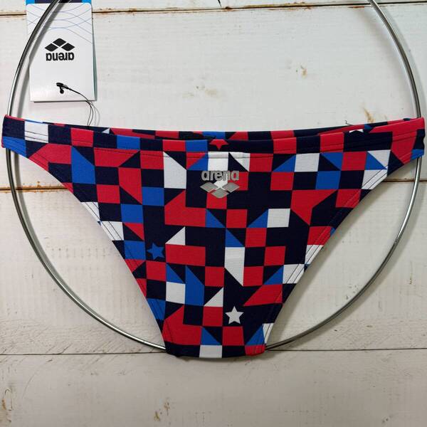 【即決】Arena アリーナ 女性用 ビーチバレー ビキニ ショーツ 水着 ブルマ Red USA 柄 海外24 その4