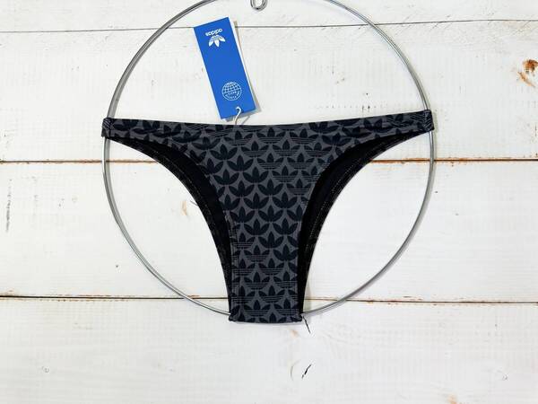 【即決】adidas アディダス 女性用 ビーチバレー ビキニ ショーツ 水着 ブルマ Gray柄 海外XXS