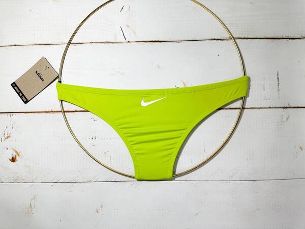 【即決】Nike ナイキ 女性用 ビーチバレー ビキニ ショーツ 水着 ブルマ チーキー Atomic Green 海外S
