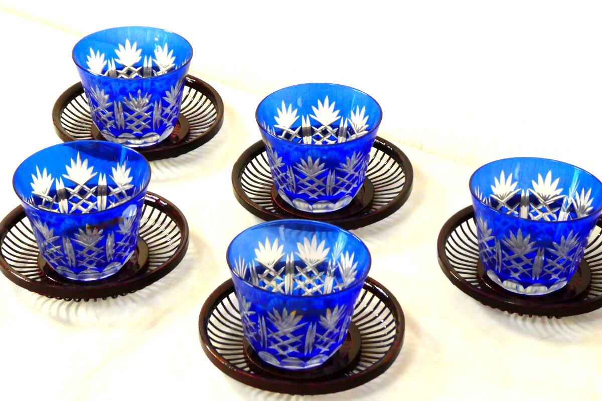 Yahoo!オークション -「藍色切子」(工芸ガラス) (ガラス)の落札 Yahoo!オークション -「藍色切子」(工芸ガラス) (ガラス)の落札