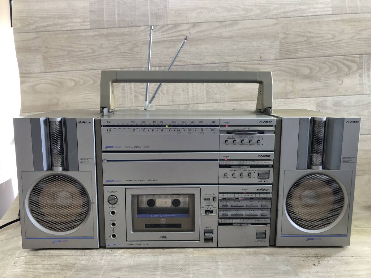 通電確認済み❗️Victor OPT DIGITAL/CD・カセットデッキ コンポ