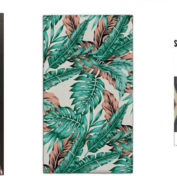 LEUS レウス サーフィン ビーチタオル ビーチタオルエコジャングルフェーバービッグタオル LEUS BEACH ECO TOWEL JUNGLE FEVER