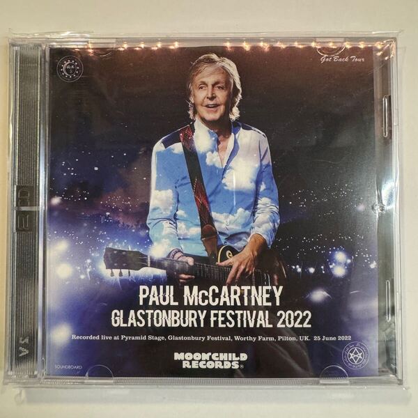 MOONCHILD RECORDS PAUL McCARTNEY / GLASTONBURY FESTIVAL 2022 (2CD) Soundboard Recording!!!
