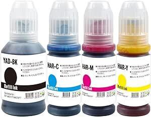 【専門家監修】 YAD/HAR 4色セット シリーズ <純正品と同容量> エプソン(EPSON)用 YAD (ヤドカリ) / HAR (ハリネズミ) 0327
