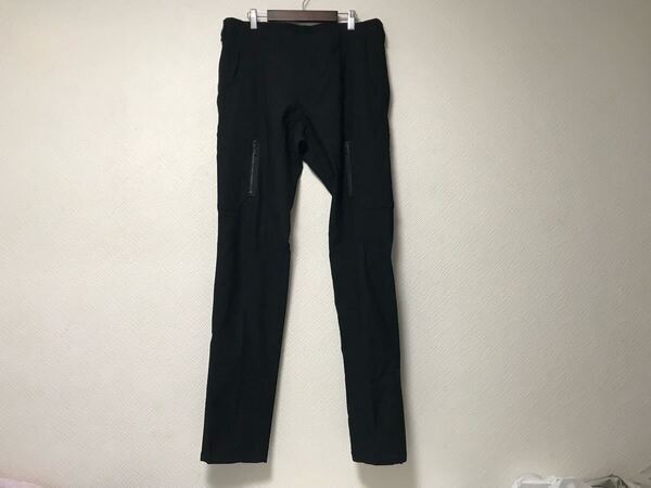 本物ジョゼフオムJOSEPHHOMMEレーヨン光沢ストレッチカーゴスラックスパンツメンズビジネススーツモードドレスゴルフロックXL黒ブラック50