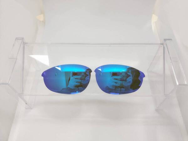 高品質 ハーフジャケット オークリー アイス サングラス 交換レンズ 偏光レンズ bsokl36 ブルー oakley halfjaclet half jacket
