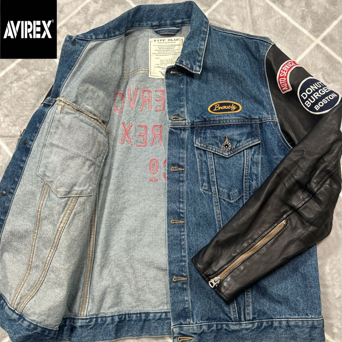 AVIREX（アヴィレックス）の「【TYPE BLUE/タイプブルー】 DENIM