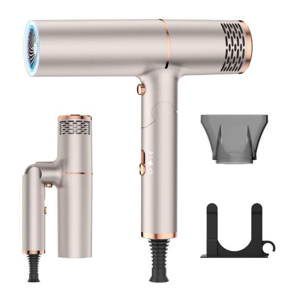 ドライヤー 大風量 高濃度マイナスイオン ヘアドライヤー1500W 折り畳み式