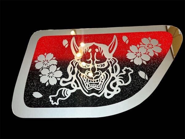 日野 安全窓 レンジャープロ グラプロ アンドン デコトラ トラック ミラー ラメ ダンプ 冷凍車 飾り板