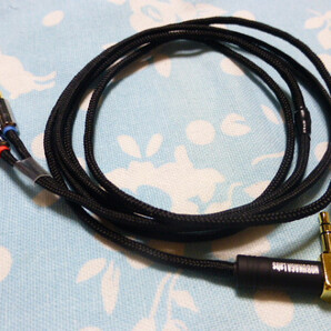 SENNHEISER HD700 Tribute7 OLLO Audio 8N-ofc 四芯 3.5mm3極 L字 125cm AudioQuest NightHawk P-3.5 GL ステレオミニ ( 4.4mm5極 変更可