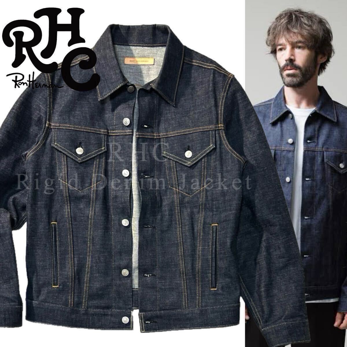 Yahoo!オークション -「rhc デニムジャケット」(男性用) (ロン Yahoo!オークション -「rhc デニムジャケット」(男性用) (ロン