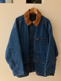 【US】デニムジャケット　ハンティングジャケット【古着】 Yahoo!オークション -「デニム ハンティングジャケット」の落札